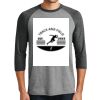 District DM136 Adult Perfect Tri 3/4 Sleeve Raglan Thumbnail