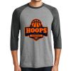 District DM136 Adult Perfect Tri 3/4 Sleeve Raglan Thumbnail