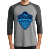 District DM136 Adult Perfect Tri 3/4 Sleeve Raglan Thumbnail