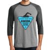 District DM136 Adult Perfect Tri 3/4 Sleeve Raglan Thumbnail