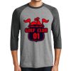 District DM136 Adult Perfect Tri 3/4 Sleeve Raglan Thumbnail