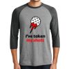 District DM136 Adult Perfect Tri 3/4 Sleeve Raglan Thumbnail
