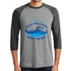 District DM136 Adult Perfect Tri 3/4 Sleeve Raglan Thumbnail